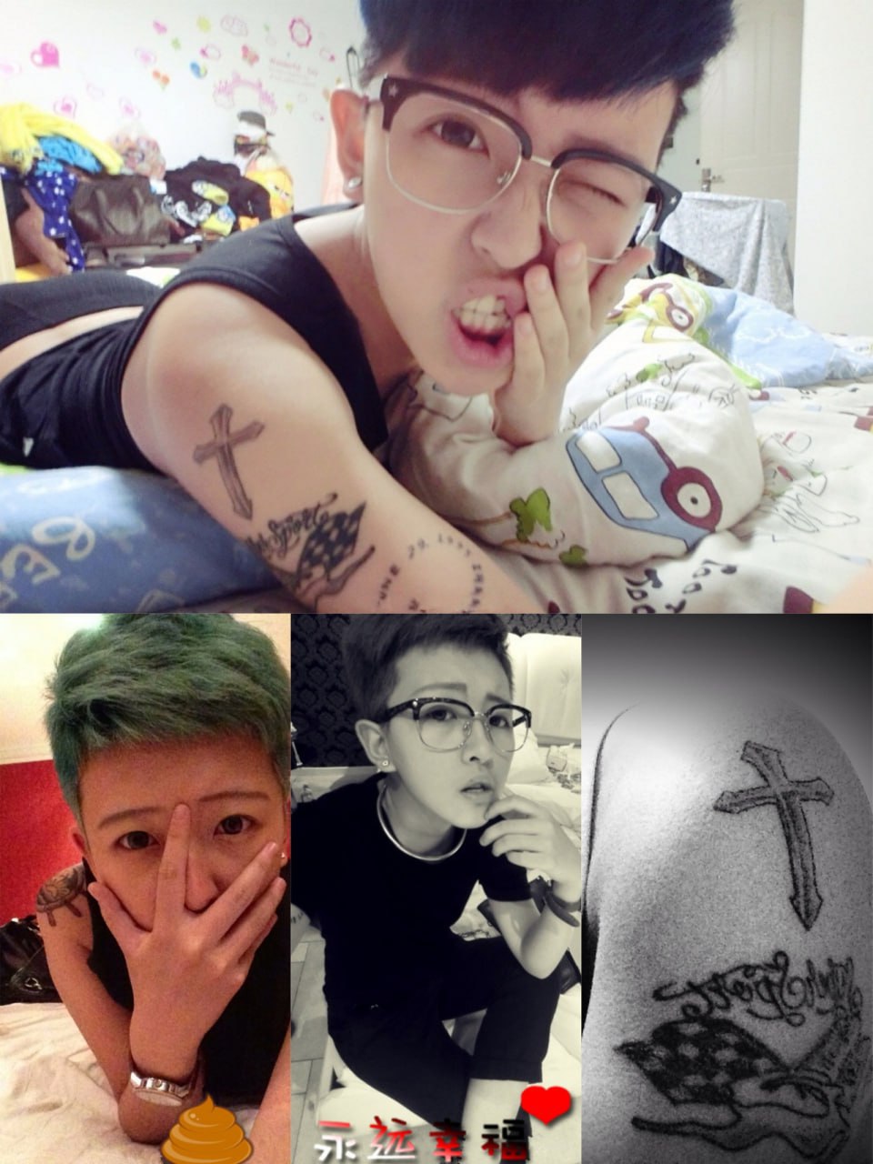 震惊！4斤黄金凤冠女主黑料：张凯毅竟是铁T？一开始用性取向搏流量，现在成美妆博主 结婚孩子都有了，疑似形婚？ - 图片