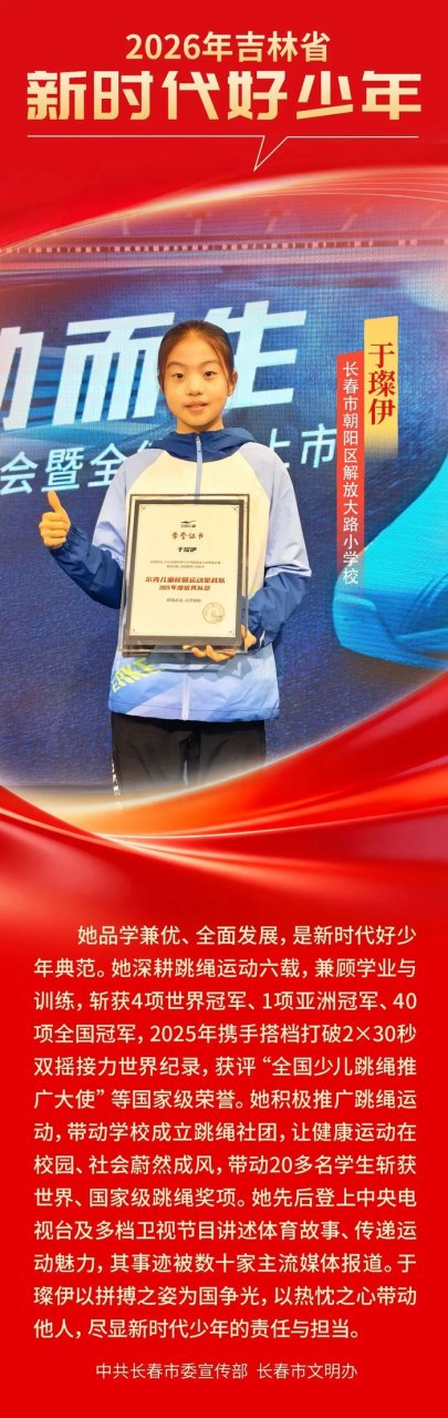 恭喜长春这5名同学