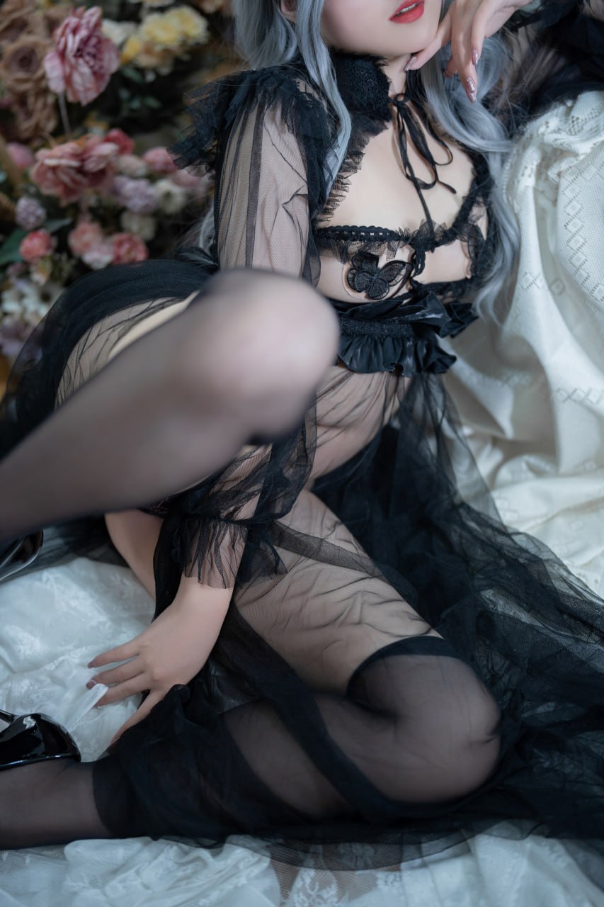 Natsuko夏夏子  黑蝴蝶 - 图片