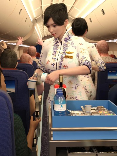 [3D]海天航空01-02+番外篇漫画封面