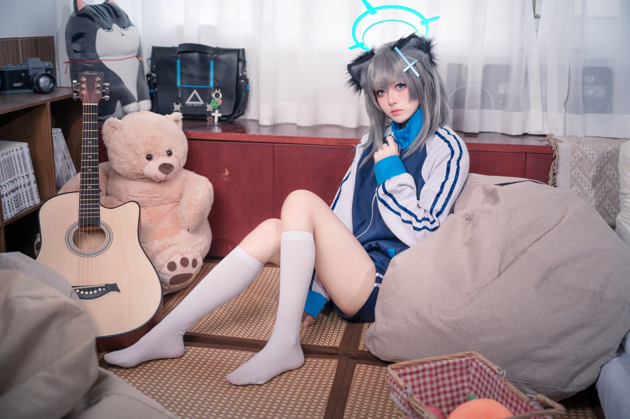 #九柒喵 #白袜 #甜妹 体操服白子