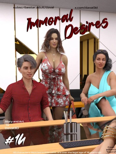 【皮断腿个人汉化】[Daval3D] Immoral Desires EP14 背德欲望第十四章漫画封面