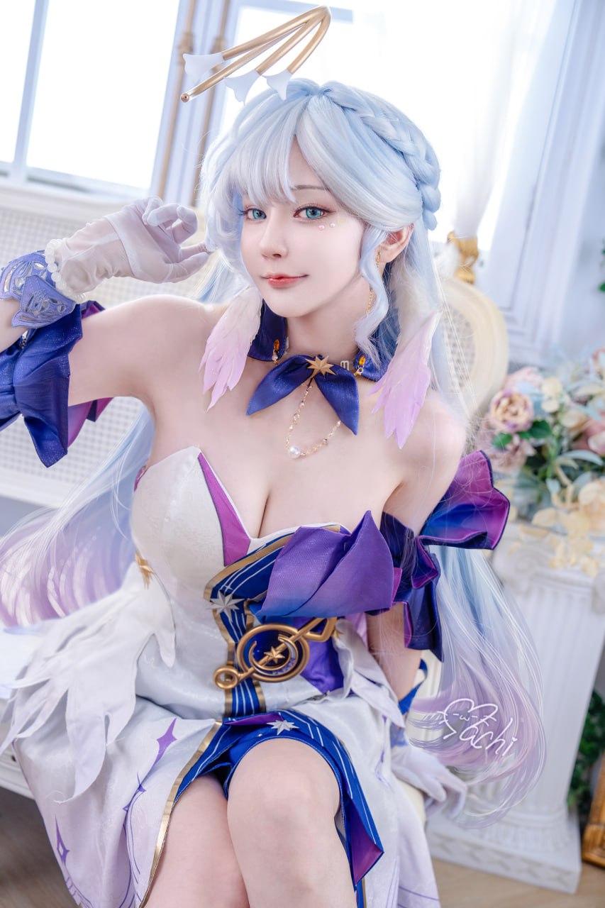 #Machi馬吉 #高颜值 #cos  Robin HonkaiStar Rail - 图片
