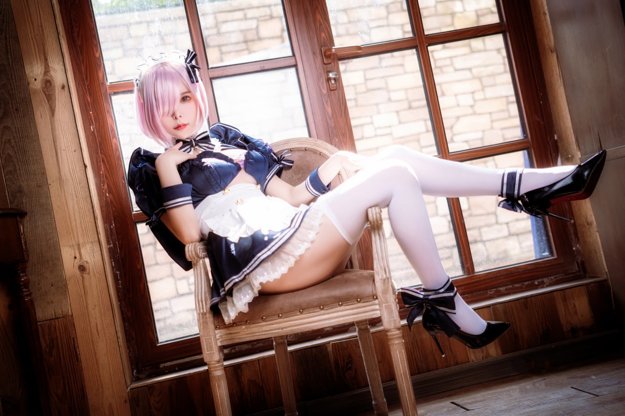 #亚马逊鲶鱼 #cos FGO 玛修女仆 - 图片