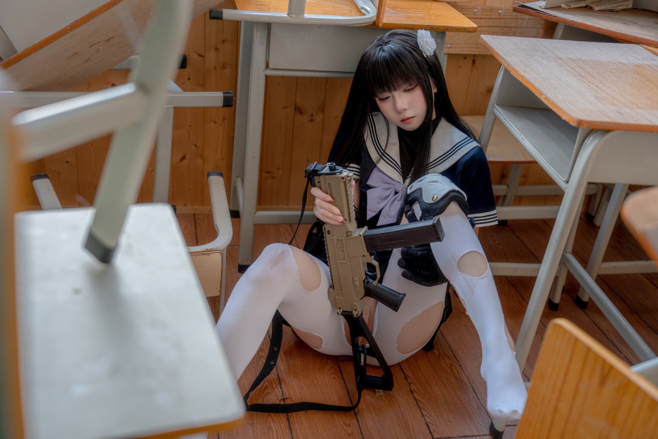 #纸悦Etsu_ko #白丝 #学生 #校服 Mizuno lili