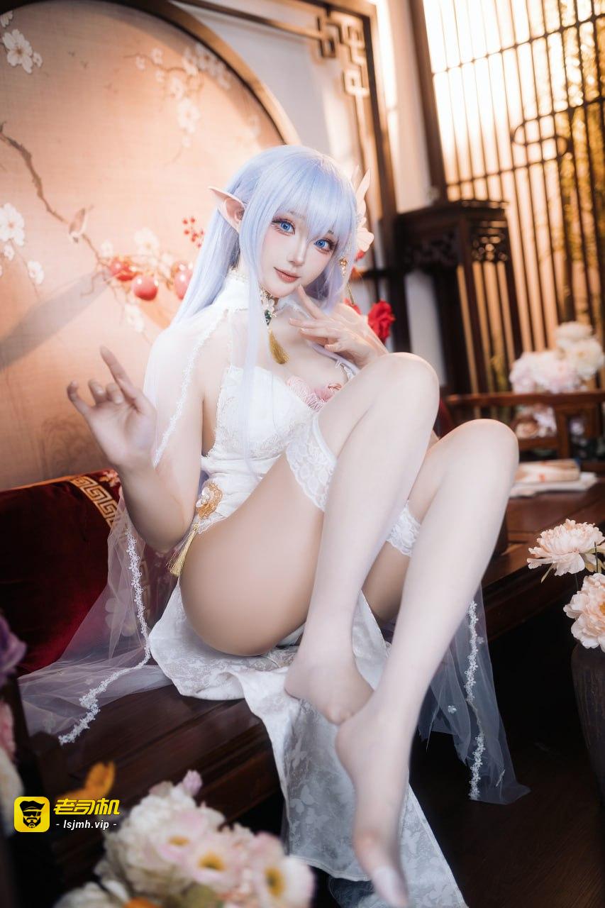 #瓜希酱 #白丝 #coser - 图片