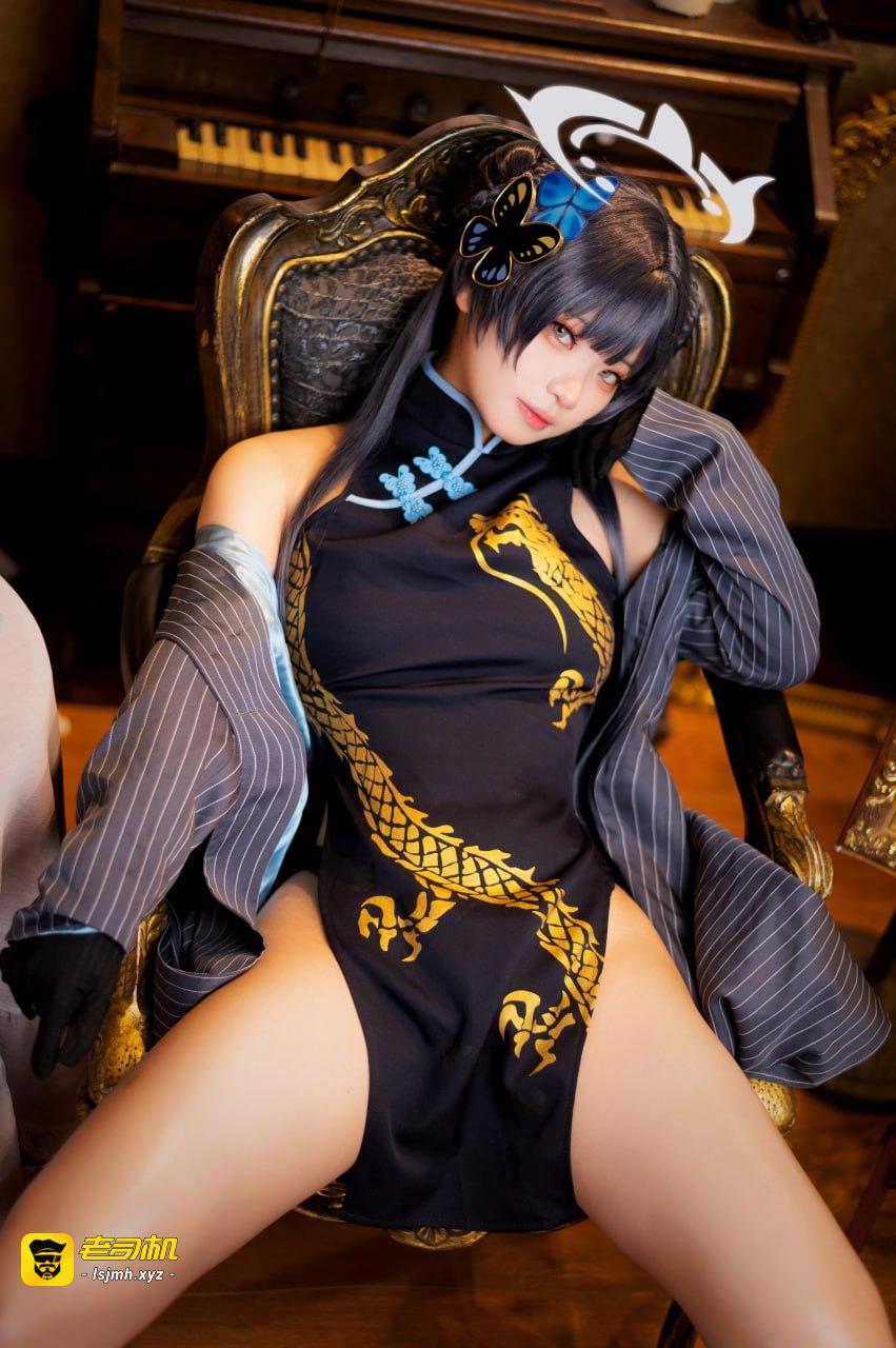 #伊喵君_Nya #旗袍 #coser - 图片