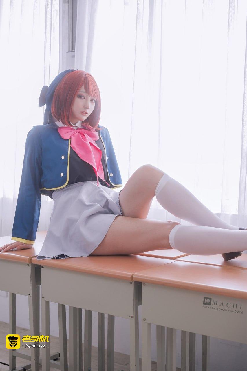 #Machi馬吉 #学生 #校服 #白丝 Kana Arima - 图片