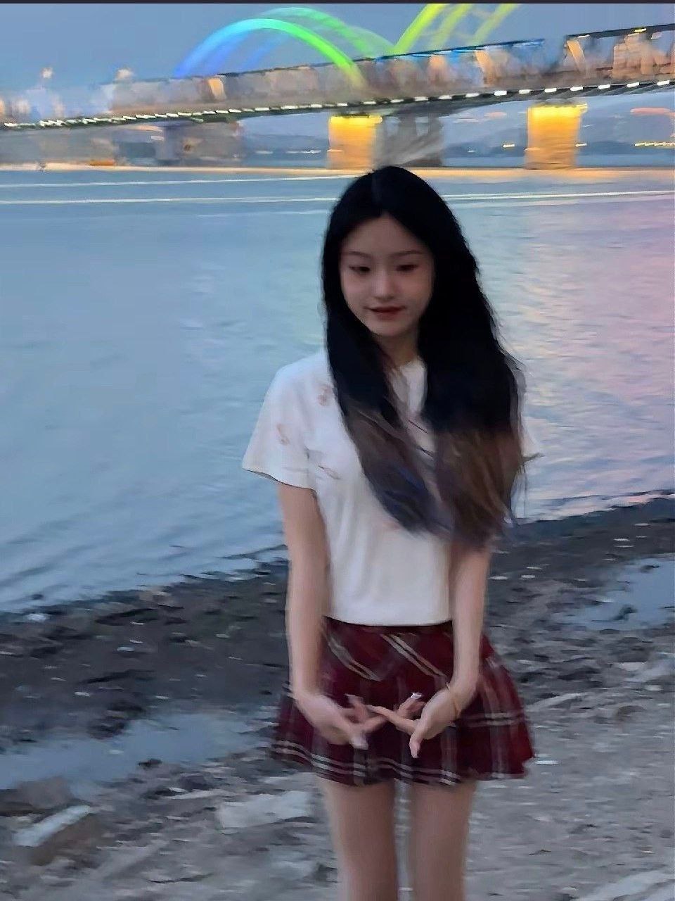 一名湖南揭阳女大学生 外表清纯可爱，具有一副超高颜值外表 - 图片