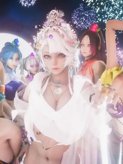 [Ryuke黑沙]彩虹魔法少女(葫芦妹) 34-【连载中】彩虹女神（葫芦少女）漫画封面