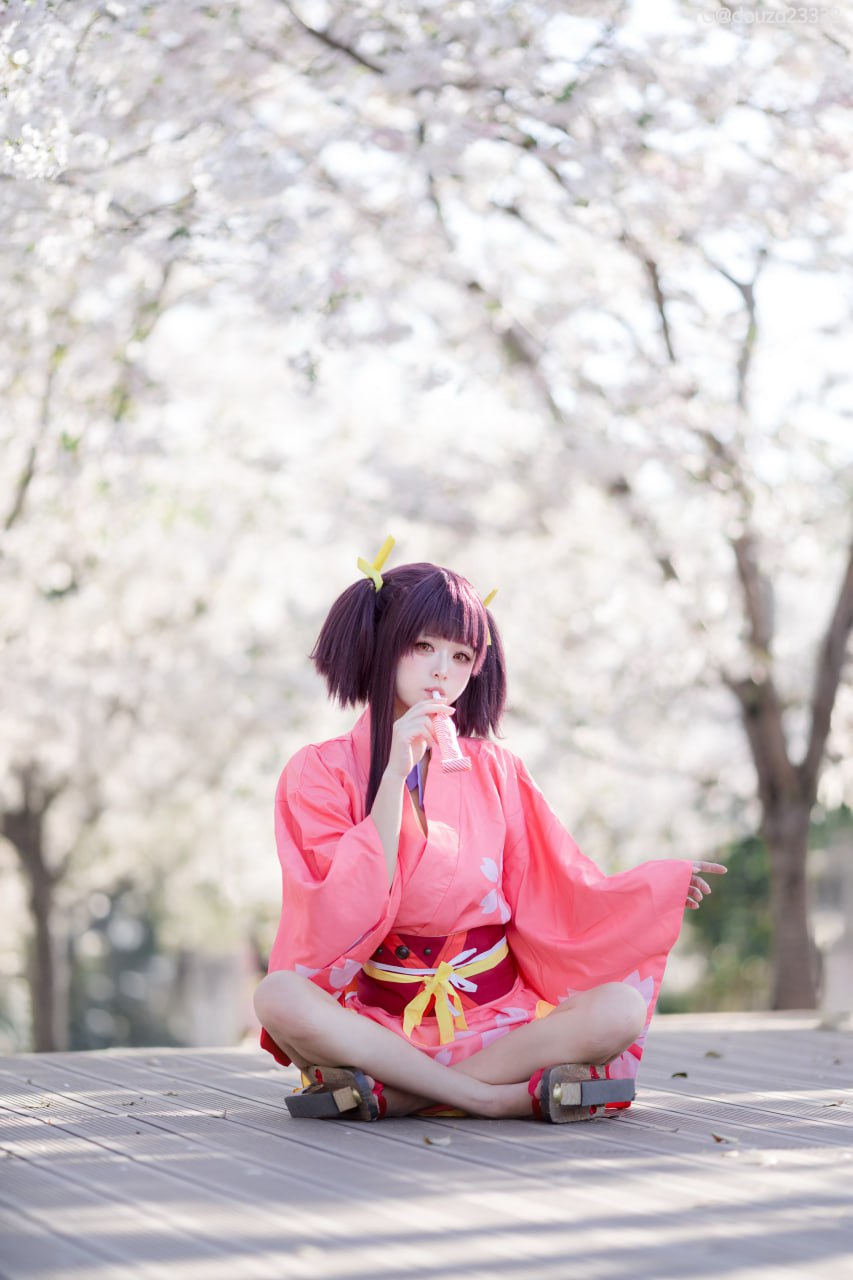#九柒喵 #和服 #cosplay 无名 - 图片