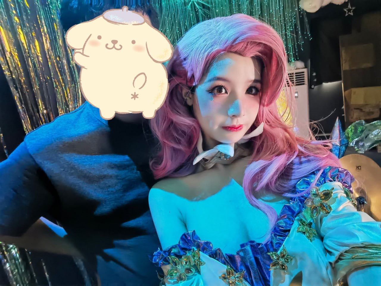 #橙子喵酱  #coser #漏点 萨勒芬妮 - 图片