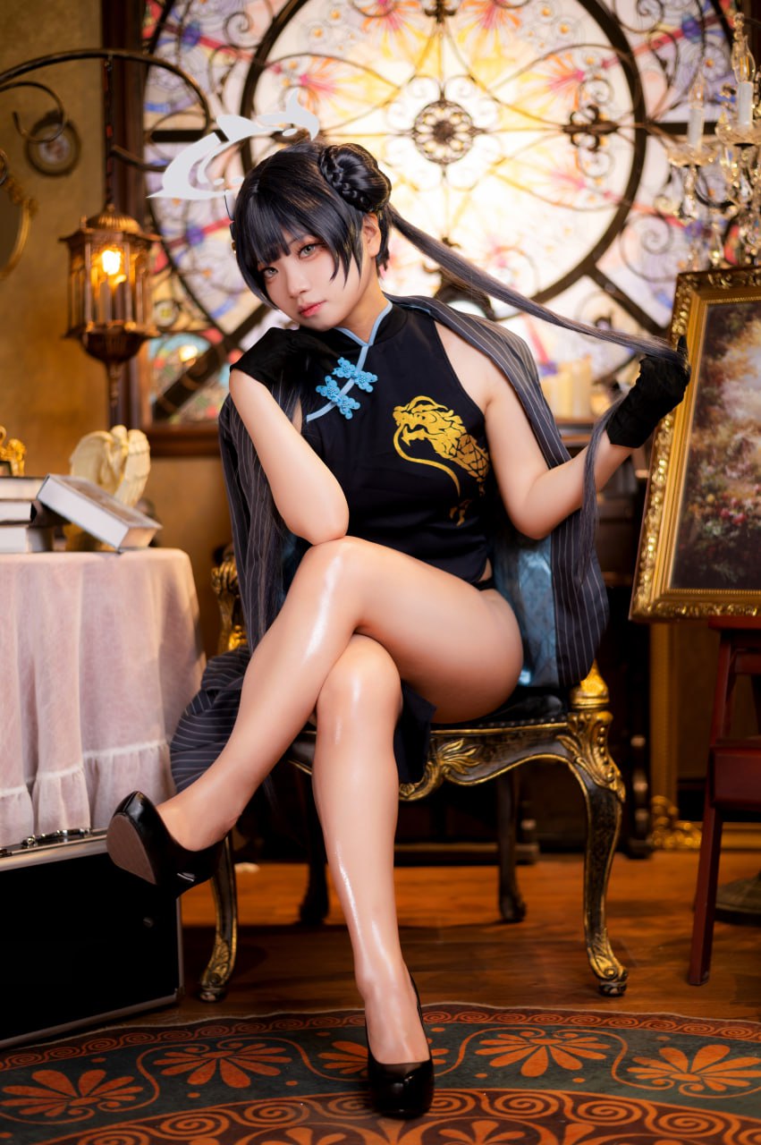 #伊喵君_Nya #旗袍 #coser - 图片