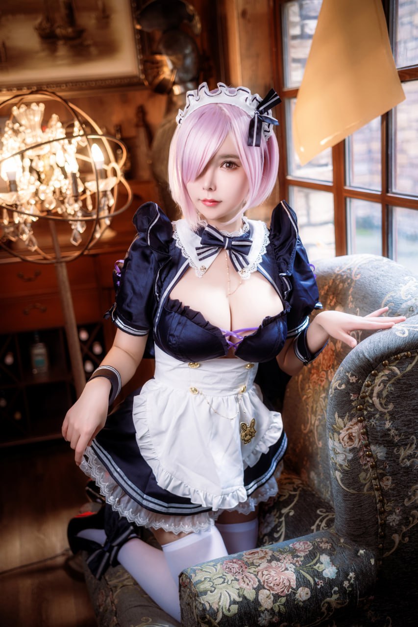 #亚马逊鲶鱼 #cos FGO 玛修女仆 - 图片