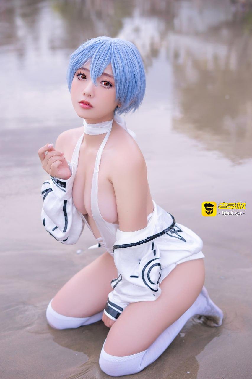 #MessieHuang #泳衣 #死库水 #白丝 Rei - 图片