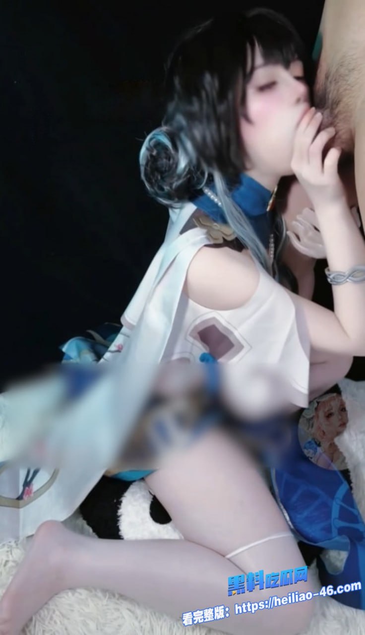 推特福利姬 月野兔 COS星穹铁道阮梅 奖励男奴开拓者 口交撸屌狂榨精液！ - 图片