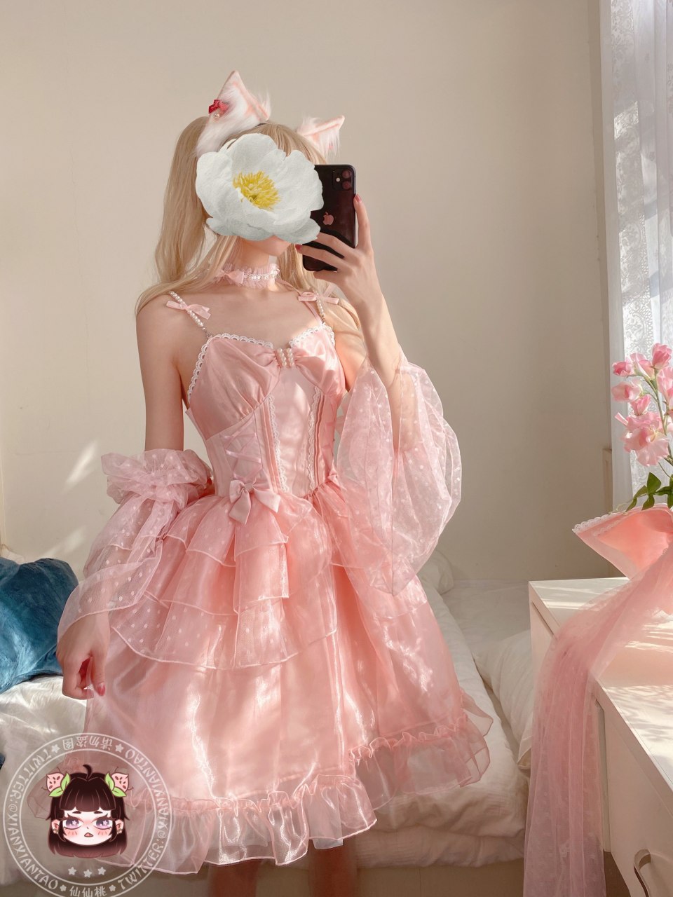 极品大长腿白虎少女洛丽塔-仙仙桃-Lolita-白丝天鹅之泪自慰