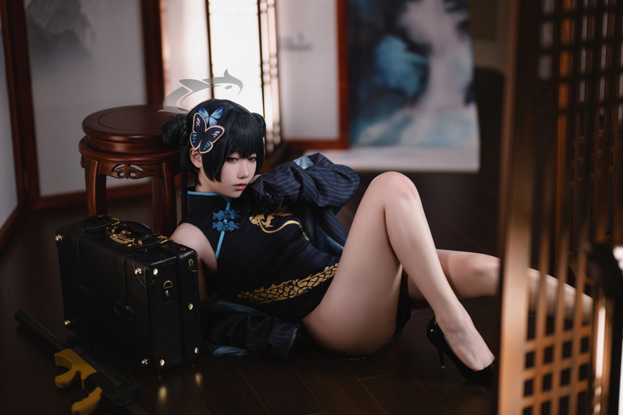 #cosplay 蔚蓝档案 妃咲 - 图片
