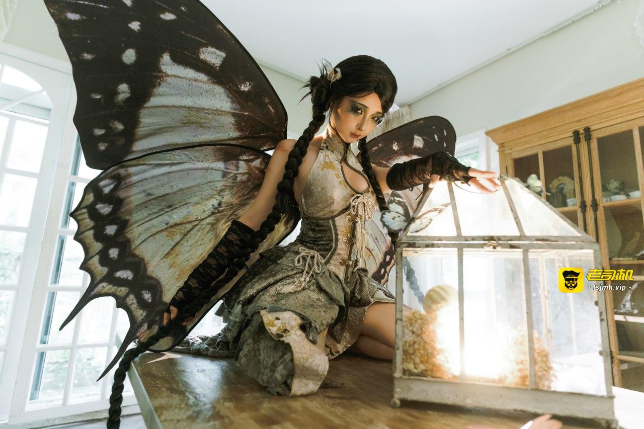 #蠢沫沫 #cosplay  #coser 《枯叶蝶》 - 图片
