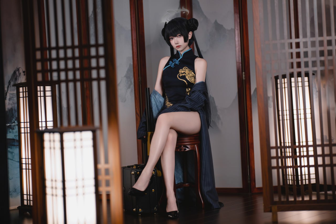#cosplay 蔚蓝档案 妃咲 - 图片