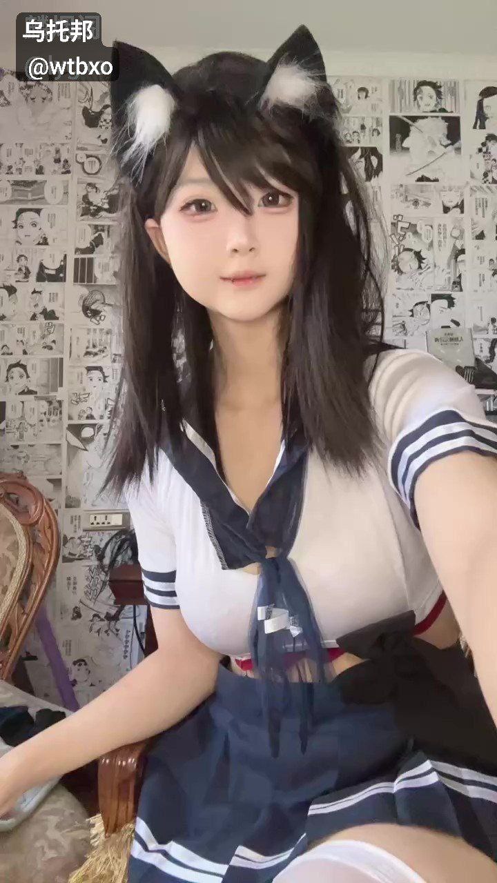 B站福利姬羊咩咩，脸B同框自慰视频福利