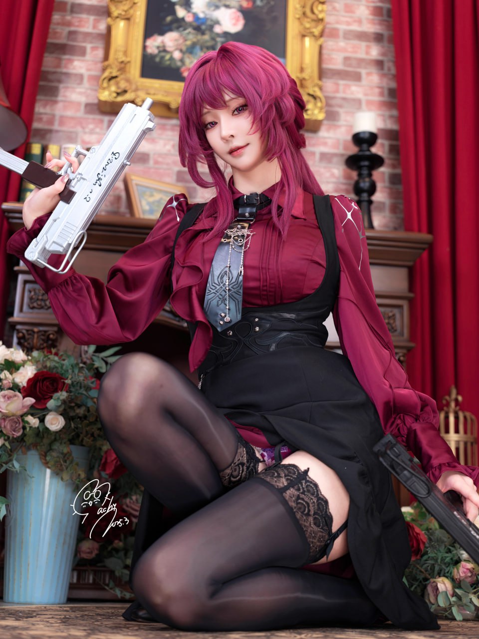 #Machi馬吉 #爆乳 #白虎 #cosplay  Kafka卡芙卡 - 图片