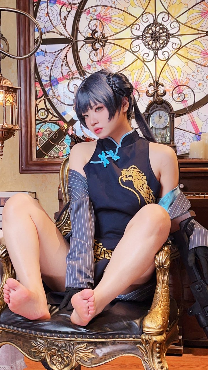 #伊喵君_Nya #旗袍 #coser - 图片