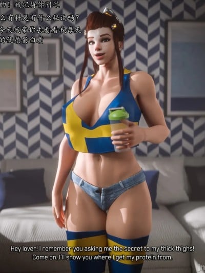 [可可爱爱瓜皮个人翻译][Currysfm] Brigitte gets her protein-漫画封面