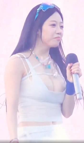 韩国女团  Cignature（시그니처）成员 #金智源 演唱会乳头走光 - 图片