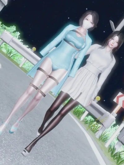 [百合订制](捆绑 无ccb)姐妹游戏 老师的生日 妹妹与空乘姐姐 同人动漫.绑架董香 租房劫案漫画封面