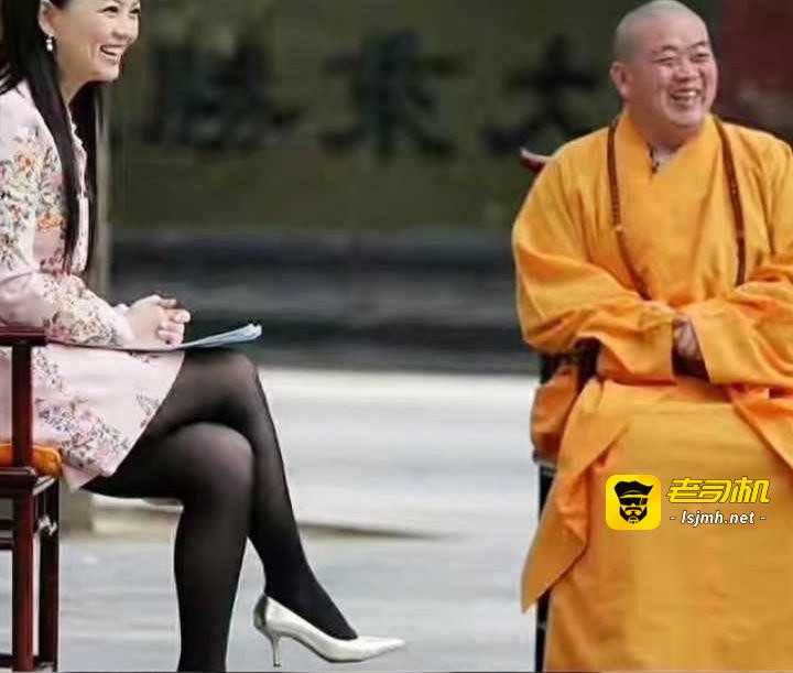 光头和尚释永信猛干女主持李湘 婚纱美女被顶到宫口 女儿长得像极了秃驴 - 图片