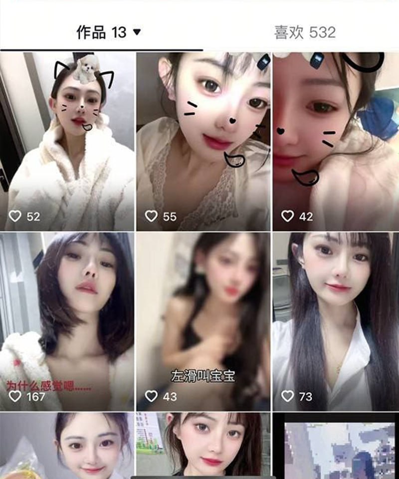 抖音Li子子双视角 漏奶视频 一对酥胸直挺挺的看起来就很优秀 - 图片