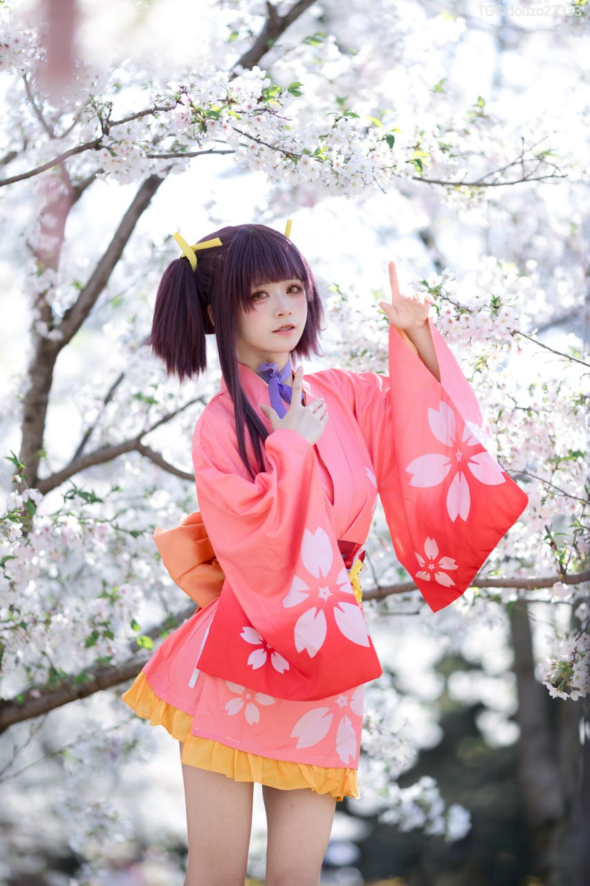 #九柒喵 #和服 #cosplay 无名 - 图片