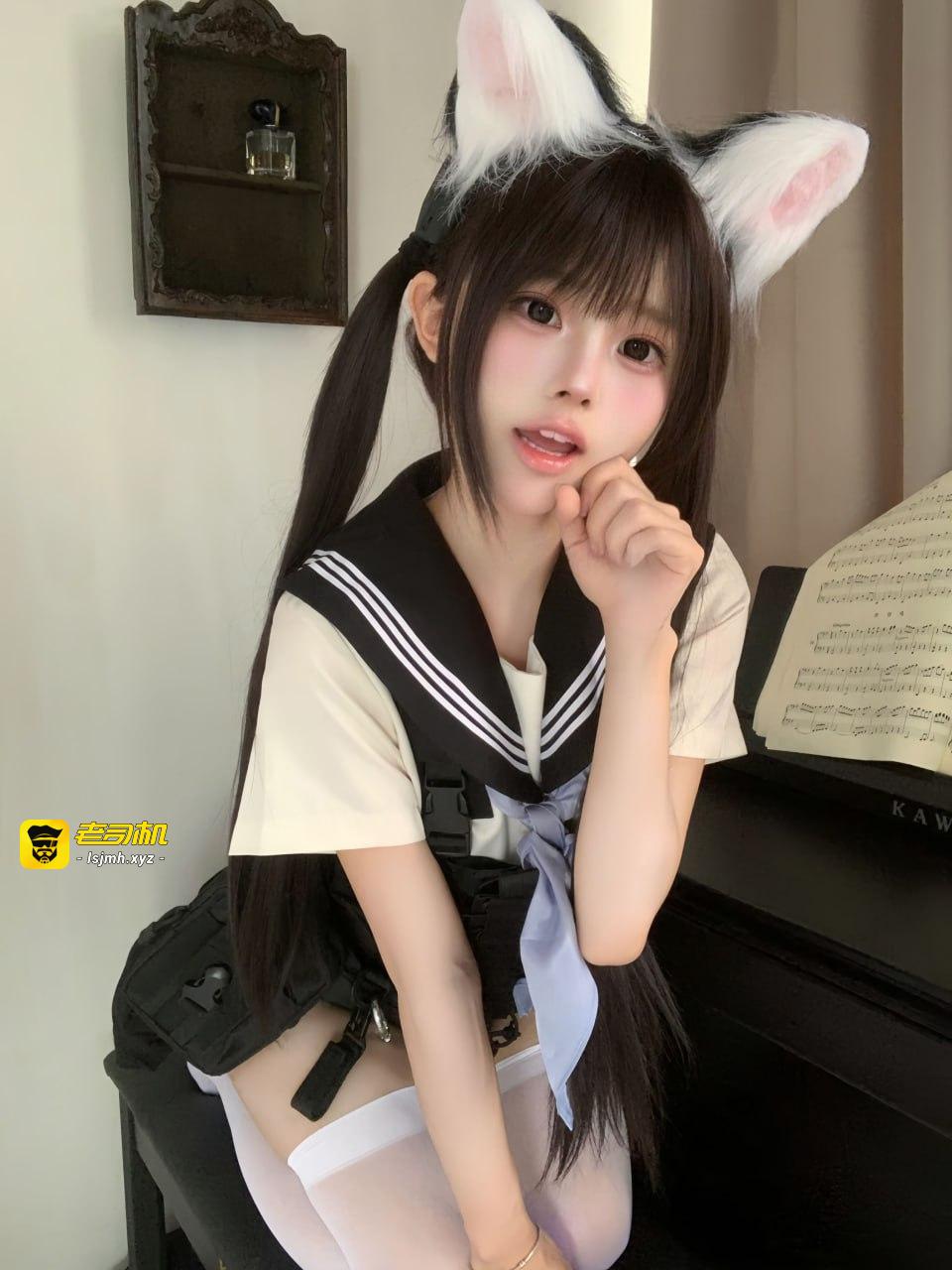 #rua阮阮  #少萝 #白丝 #白虎 - 图片