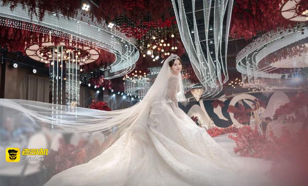知名女主播晒婚纱照美若天仙，网友质疑其老公是大哥，其回应是因为爱跟钱无关，大家不要目光狭隘！ - 图片