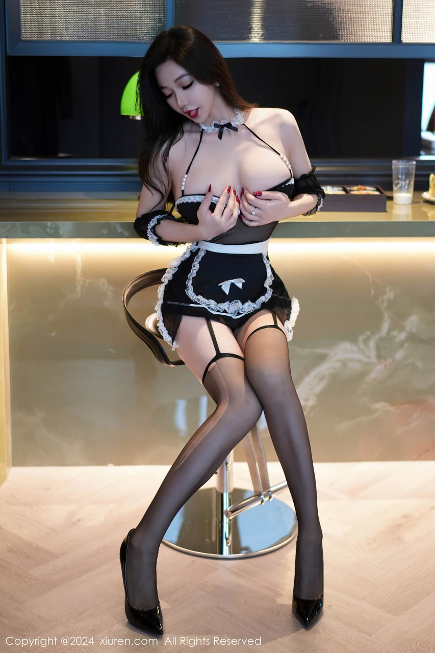 #心妍小公主 气质人妻女仆情趣大尺度诱惑写真 - 图片