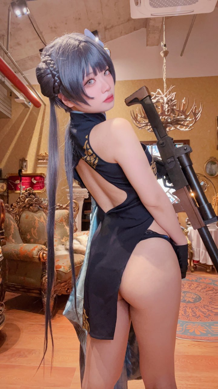 #伊喵君_Nya #旗袍 #coser - 图片