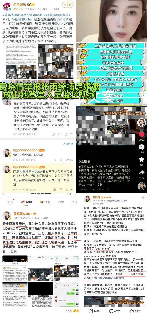 【网红明星】又杀疯了！前夫 袁巴元 曝光 张雨绮 出轨跟天厚投资ceo 张钱豪 酒店啪啪视频疑似流出？ - 图片