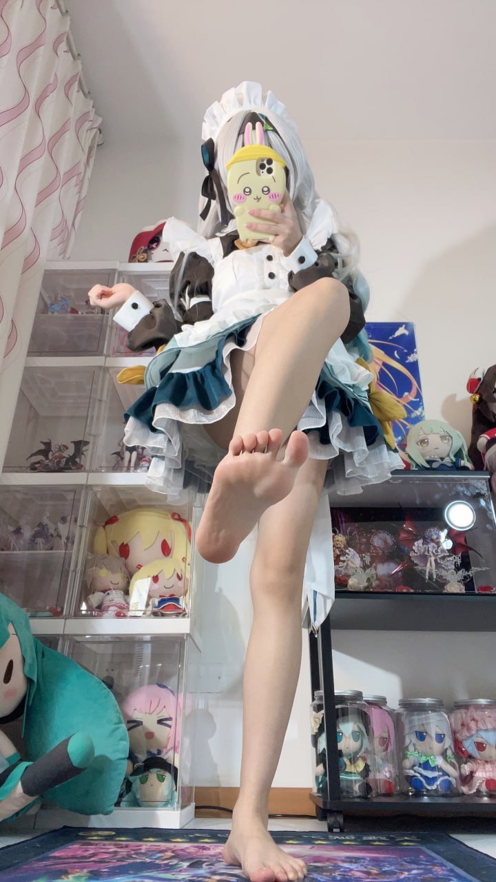 微密圈 白栎Shirly No.011 崩坏：星穹铁道 流萤女仆 - 图片