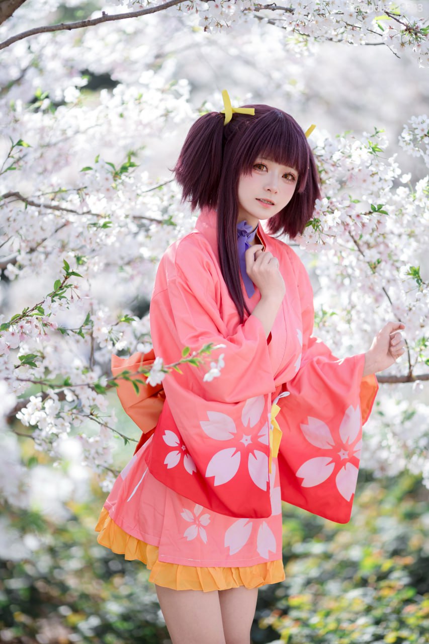 #九柒喵 #和服 #cosplay 无名 - 图片