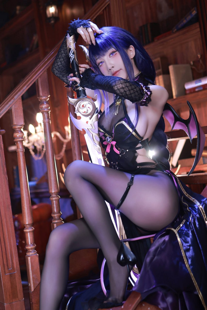 主演：水淼Aqua出品：私拍自售水印：无水印 国别：中国标签：写真 cosplay #套图名称：C104稻妻 129p - 图片